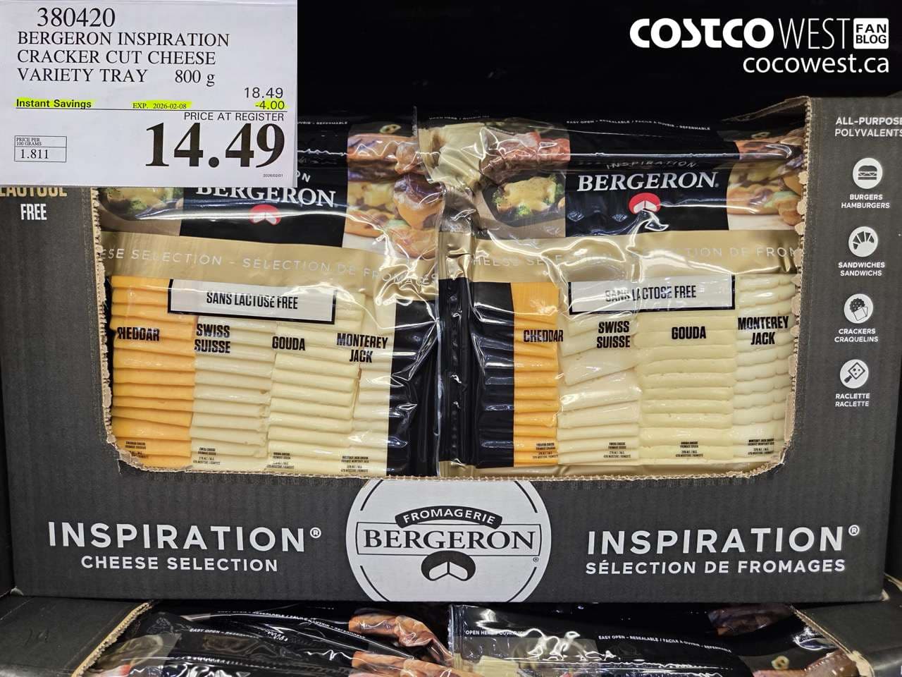 FROMAGERIE BERGERON INSPIRATION PACK 800 g