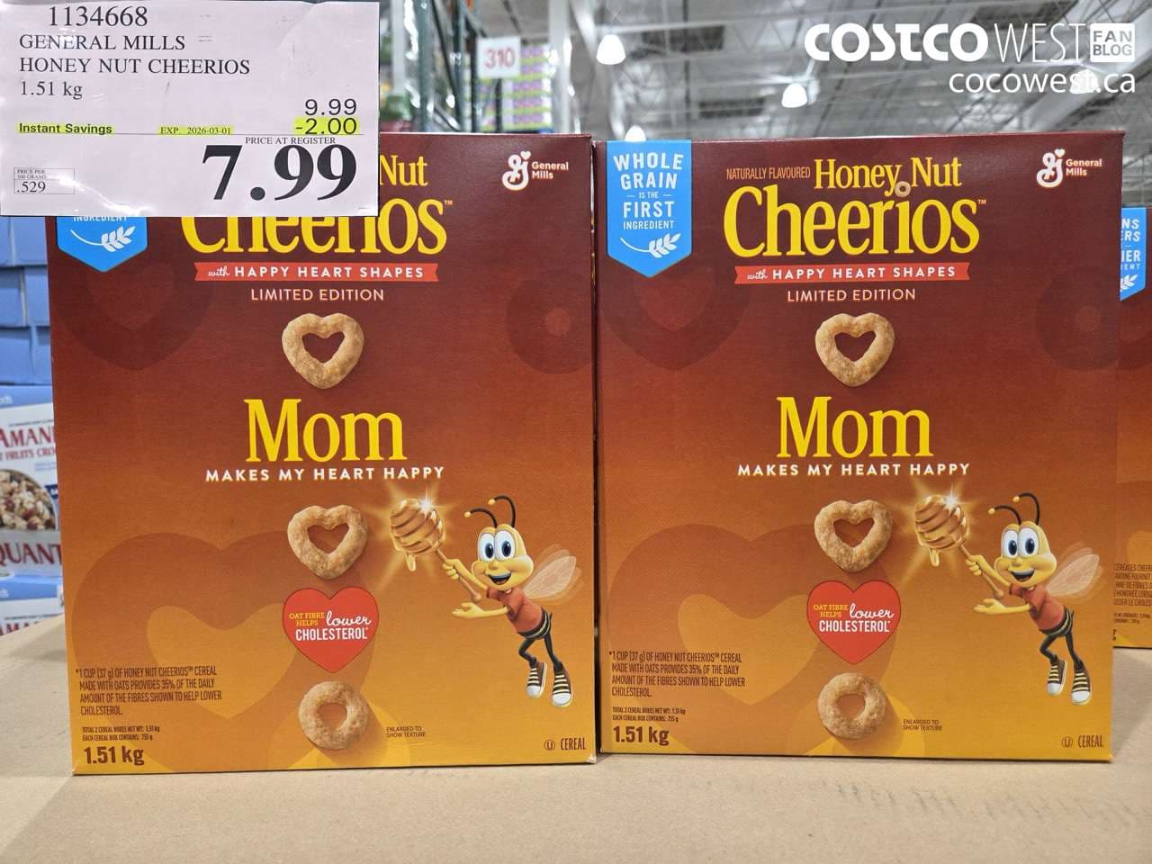 general mills honey nut cheerios 151 kg