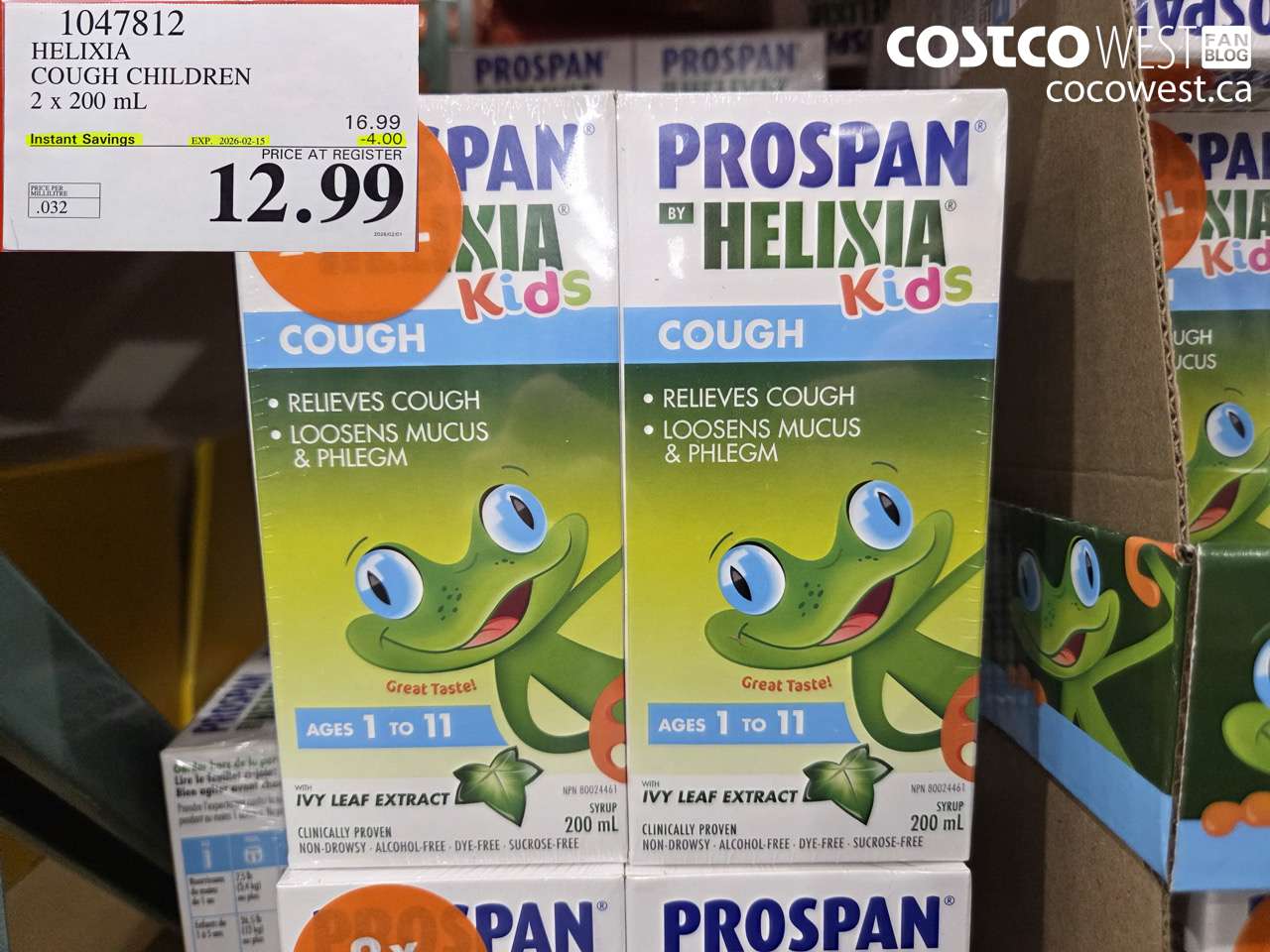 HELIXIA COUGH CHILDREN 2 X 200ML