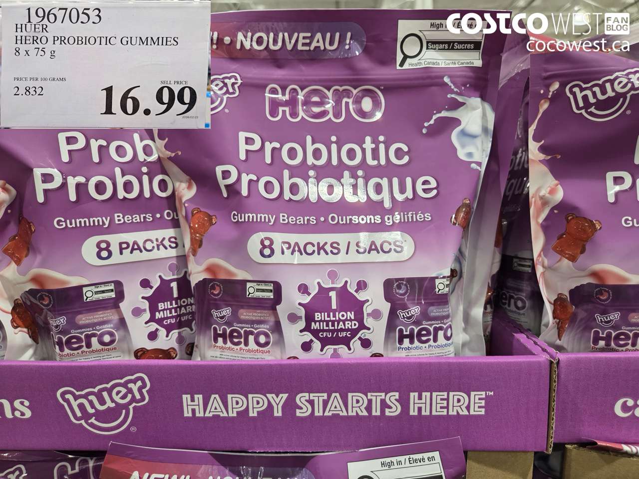 HERO PROBIOTIC GUMMIES 8 X 75 G