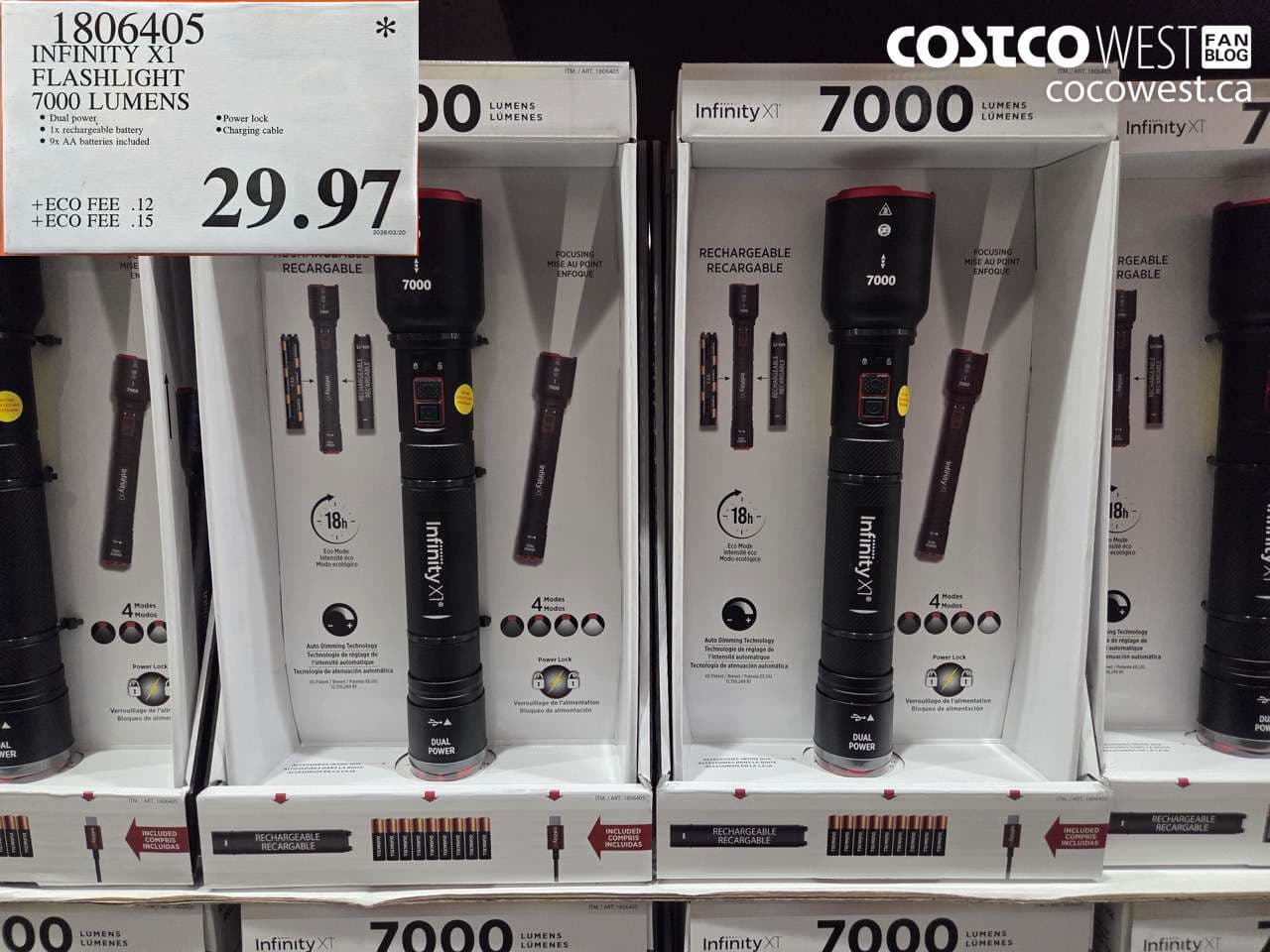 infinity x1 flashlight 7000 lumens