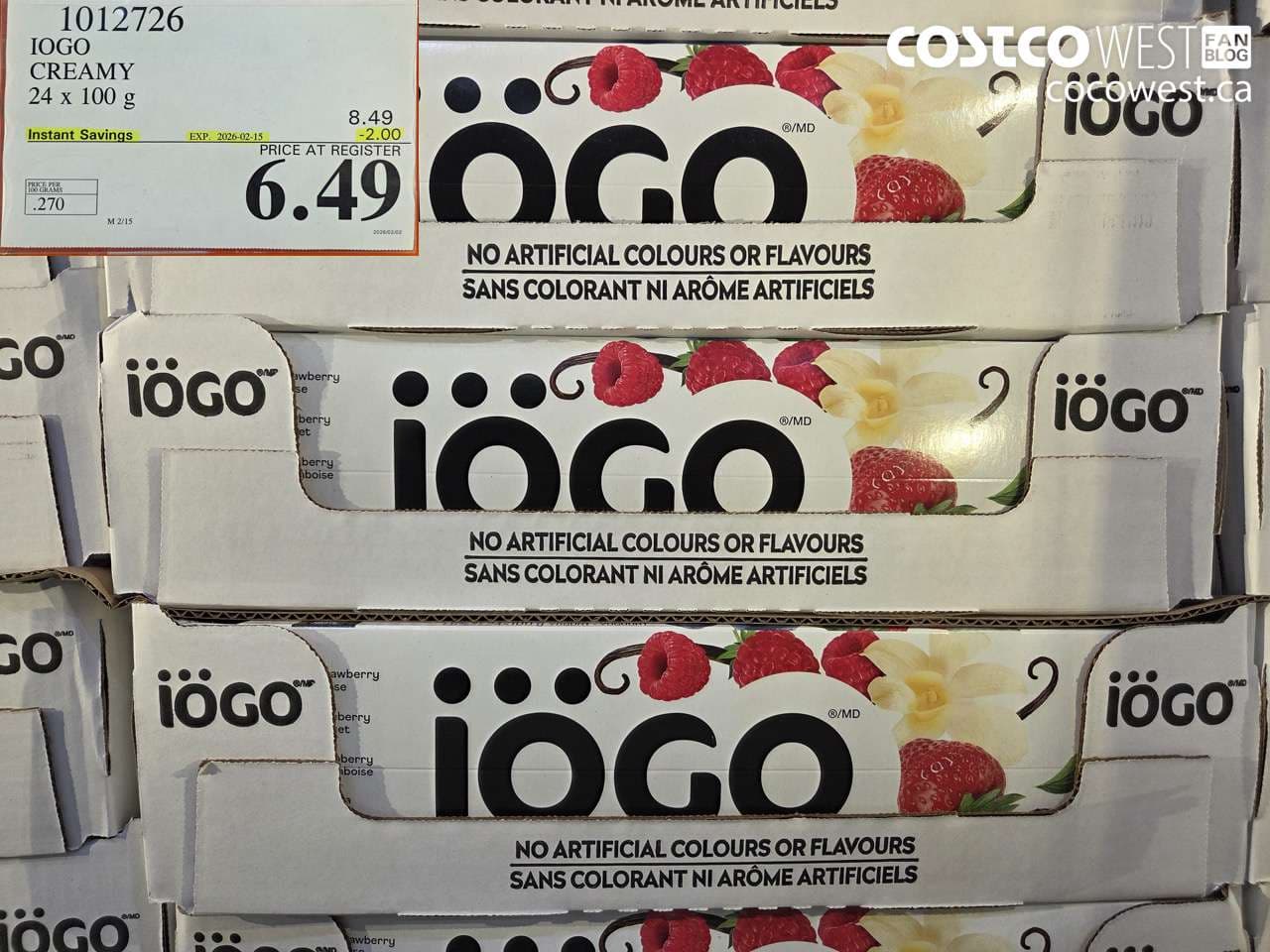 IOGO CREAMY 24 X 100G