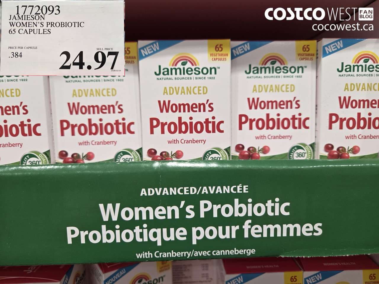 jamieson womens probiotic 65 capsules