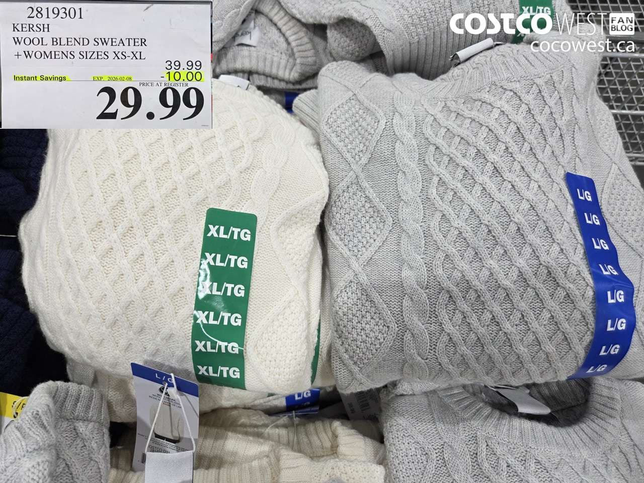 KERSH WOOL BLEND SWEATER WOMENS SIZES XS-XL