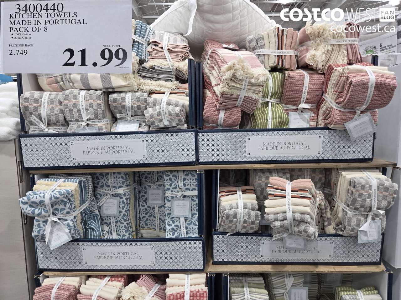 KITCHEN TOWELS MADE IN PORTUGAL PACK OF 8