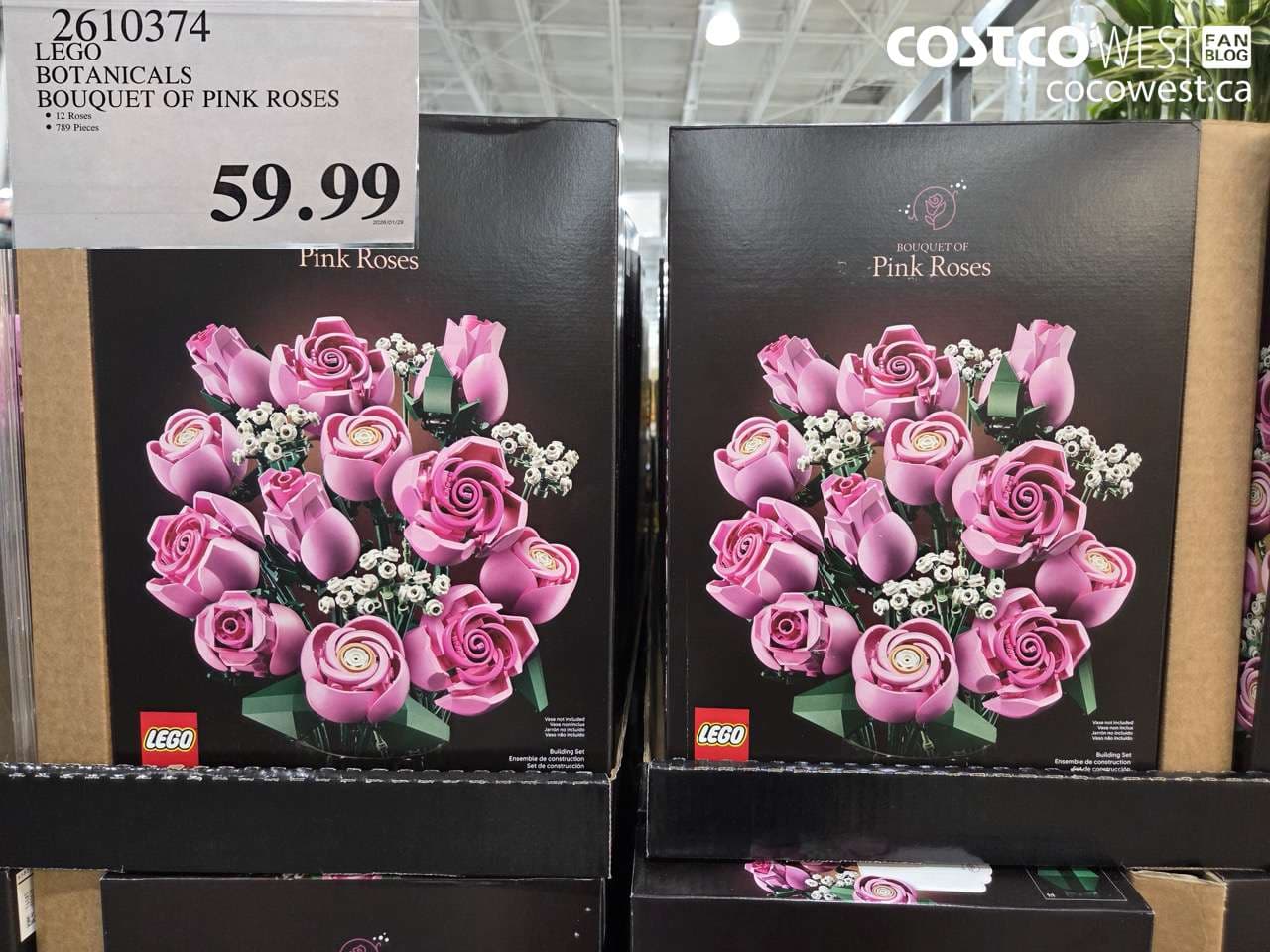 LEGO BOTANICALS BOUQUET OF PINK ROSES