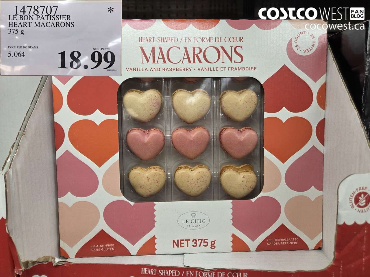 LE BON PATISSIER HEART MACARONS 375 g