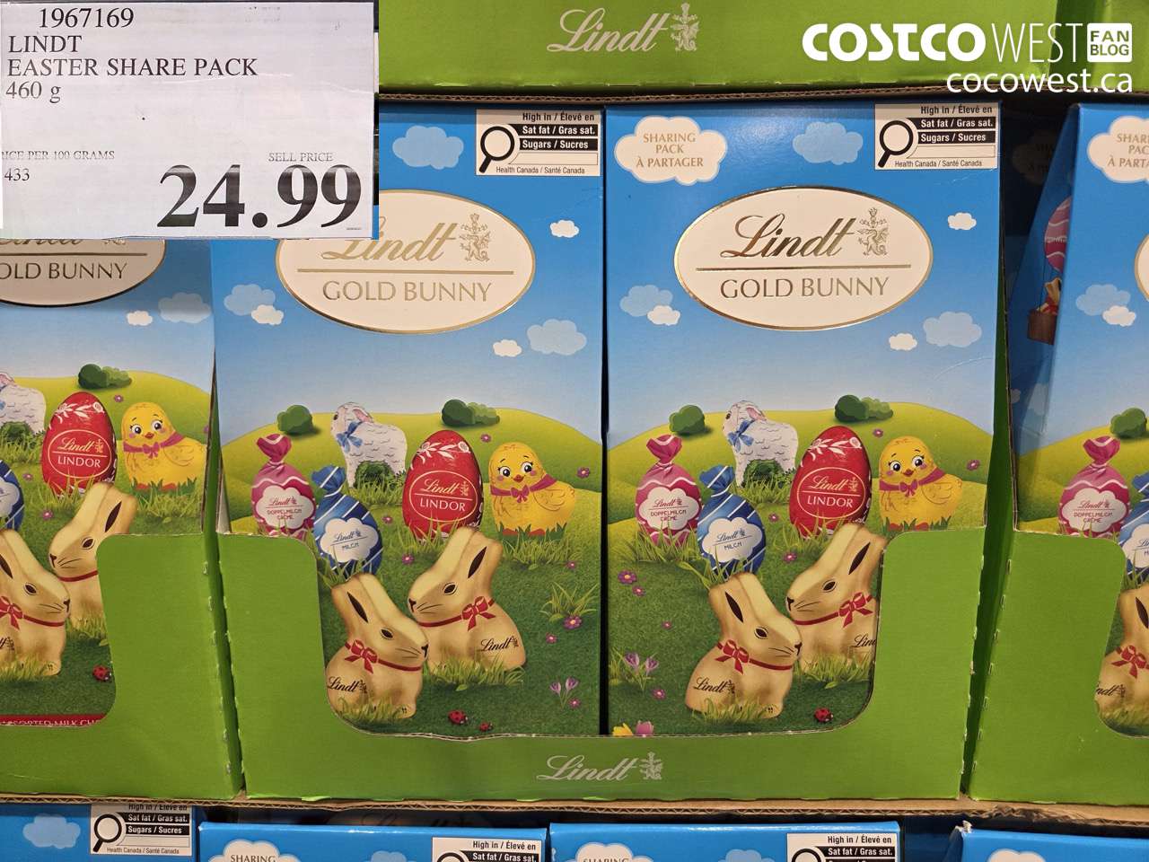 lindt easter share pack 460g
