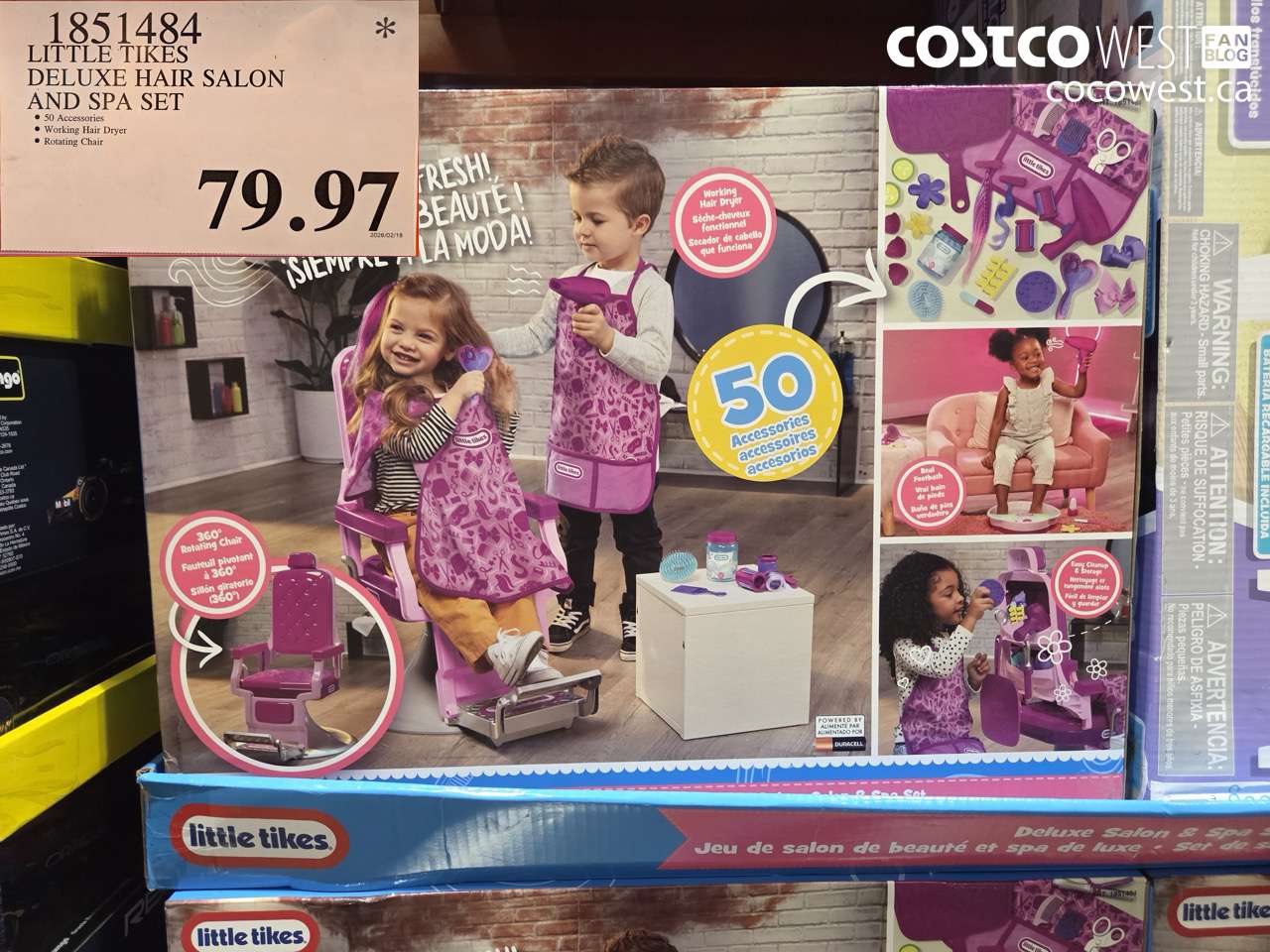 little tikes deluxe hair salon and spa set