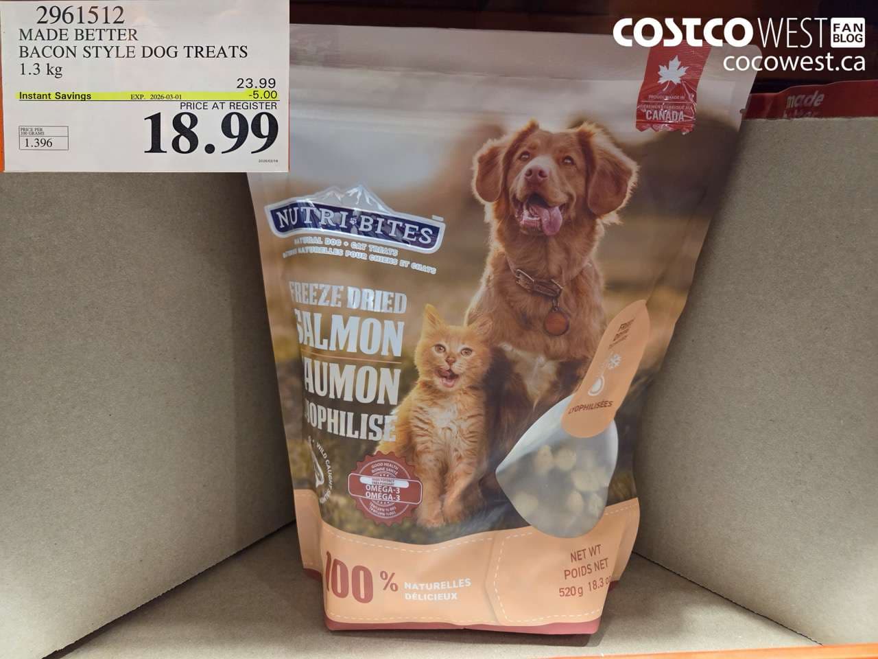 made better bacon style dog treats 13kg