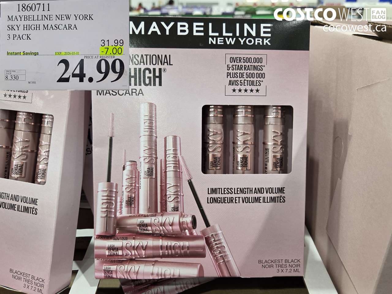 MAYBELLINE NEW YORK SKY HIGH MASCARA 3 PACK