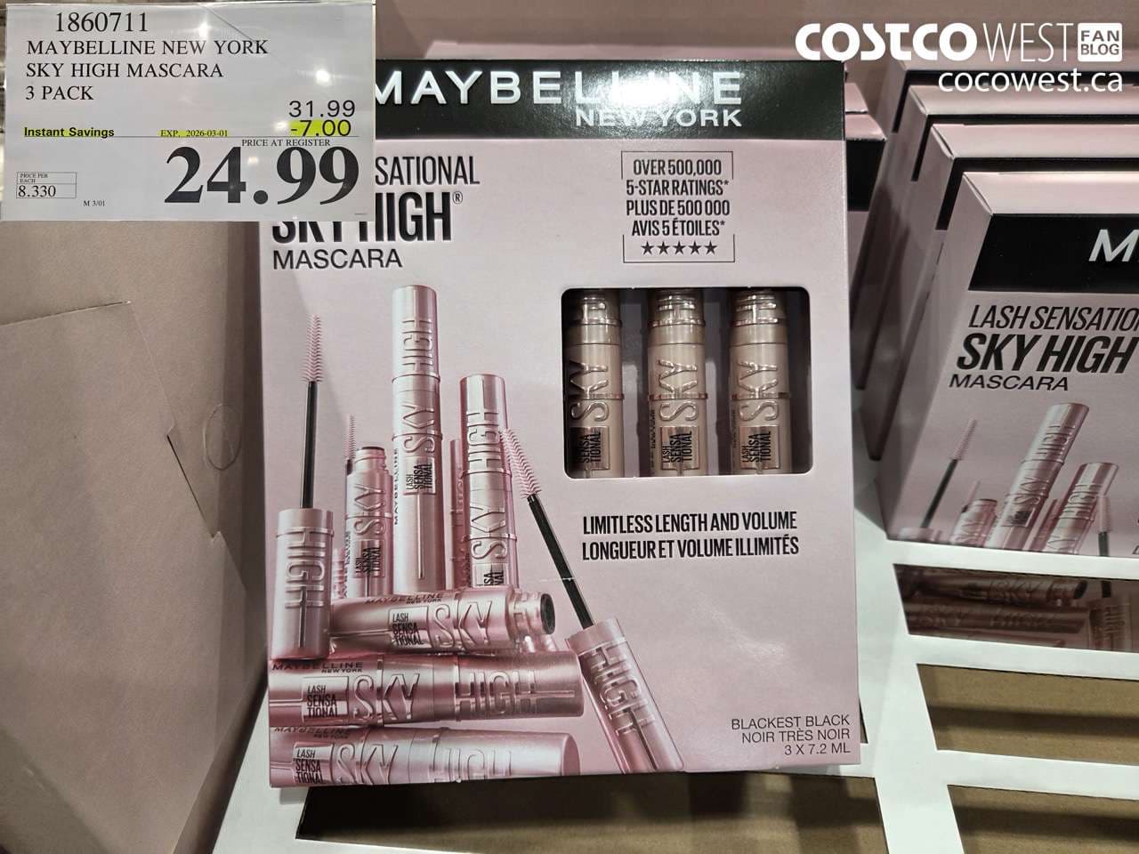 maybelline new york sky high mascara 3 pack