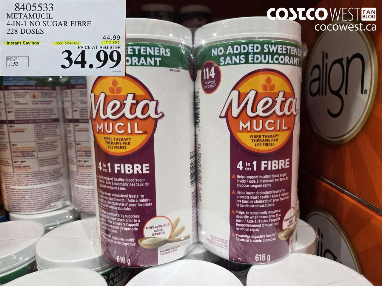 metamucil 4in1 no sugar fibre 228 doses