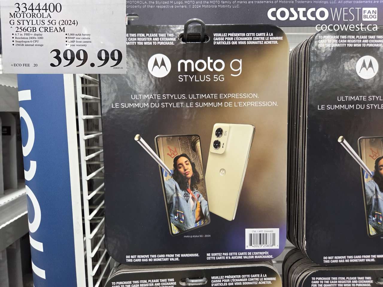 MOTOROLA G STYLUS 5G (2024) 256GB CREAM