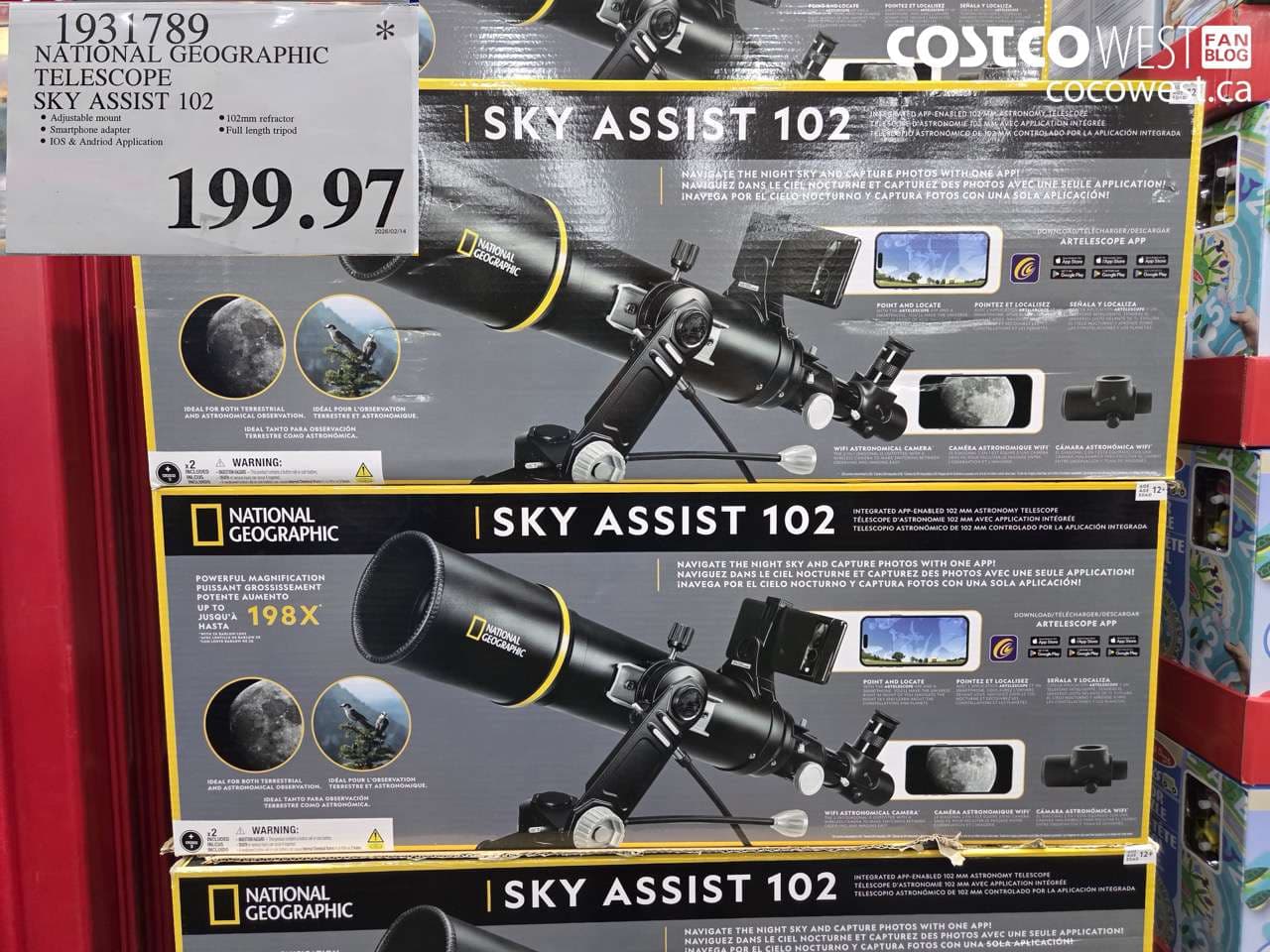 NATIONAL GEOGRAPHIC TELESCOPE SKY ASSIST 102
