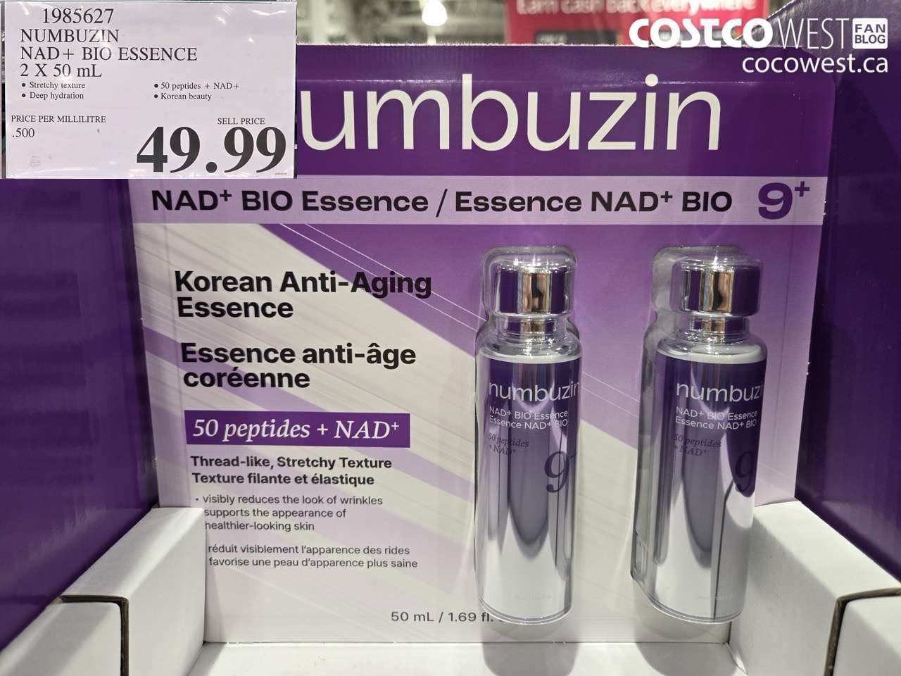 NUMBUZIN NAD + BIO ESSENCE 2 X 50 mL
