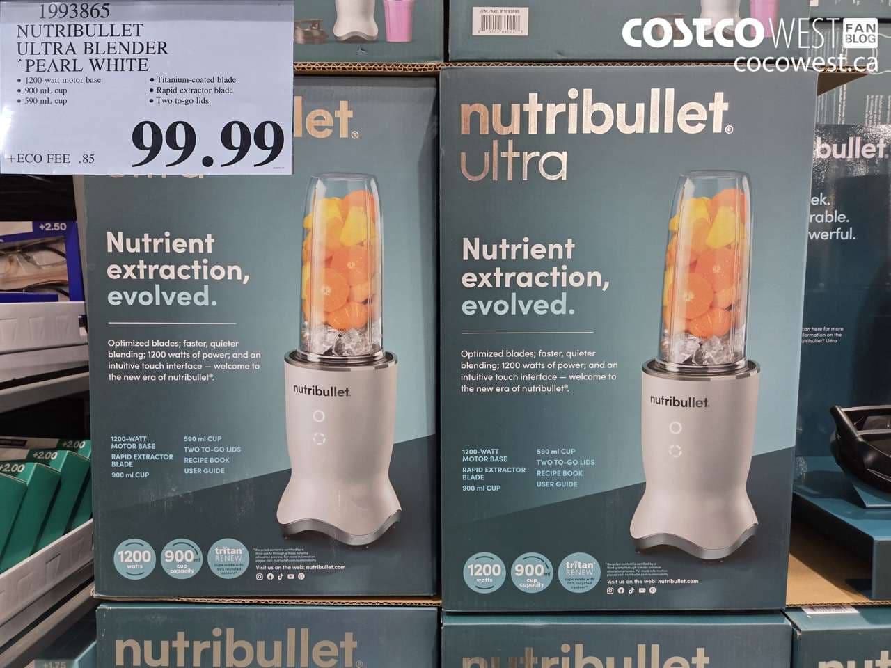 NUTRIBULLET ULTRA BLENDER PEARL WHITE