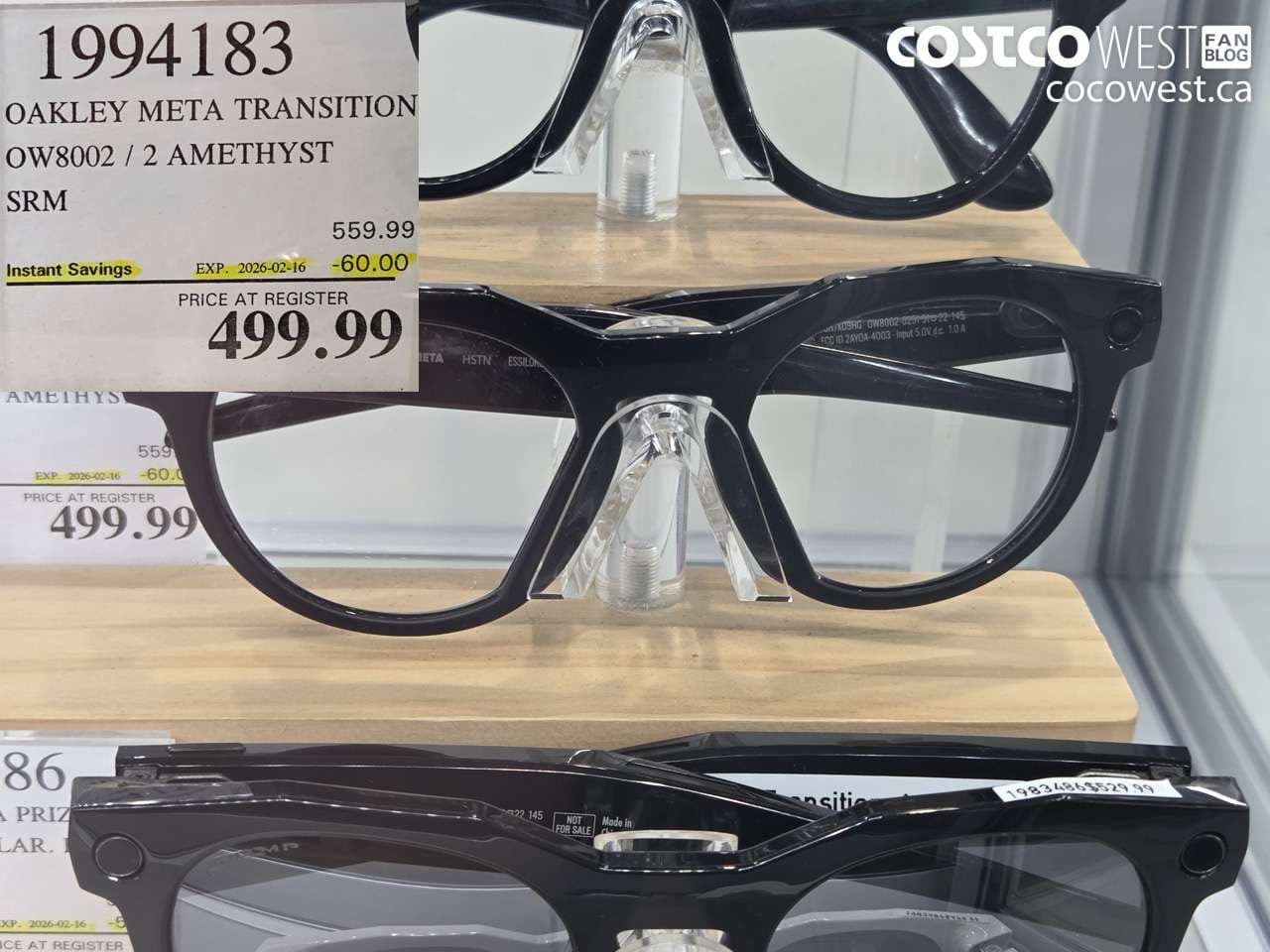 OAKLEY META TRANSITION OW8002 / 2 AMETHYST