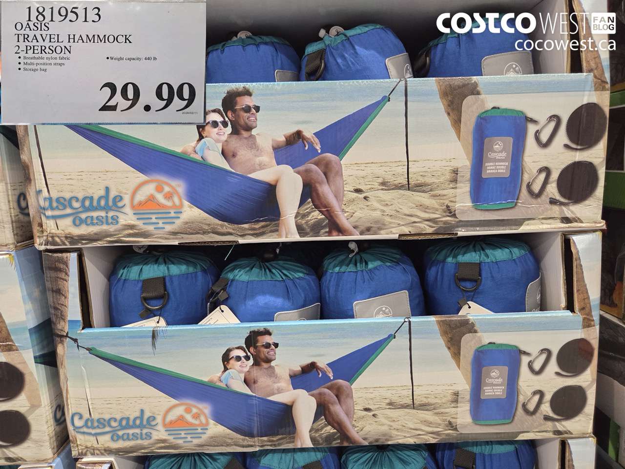 oasis travel hammock 2person