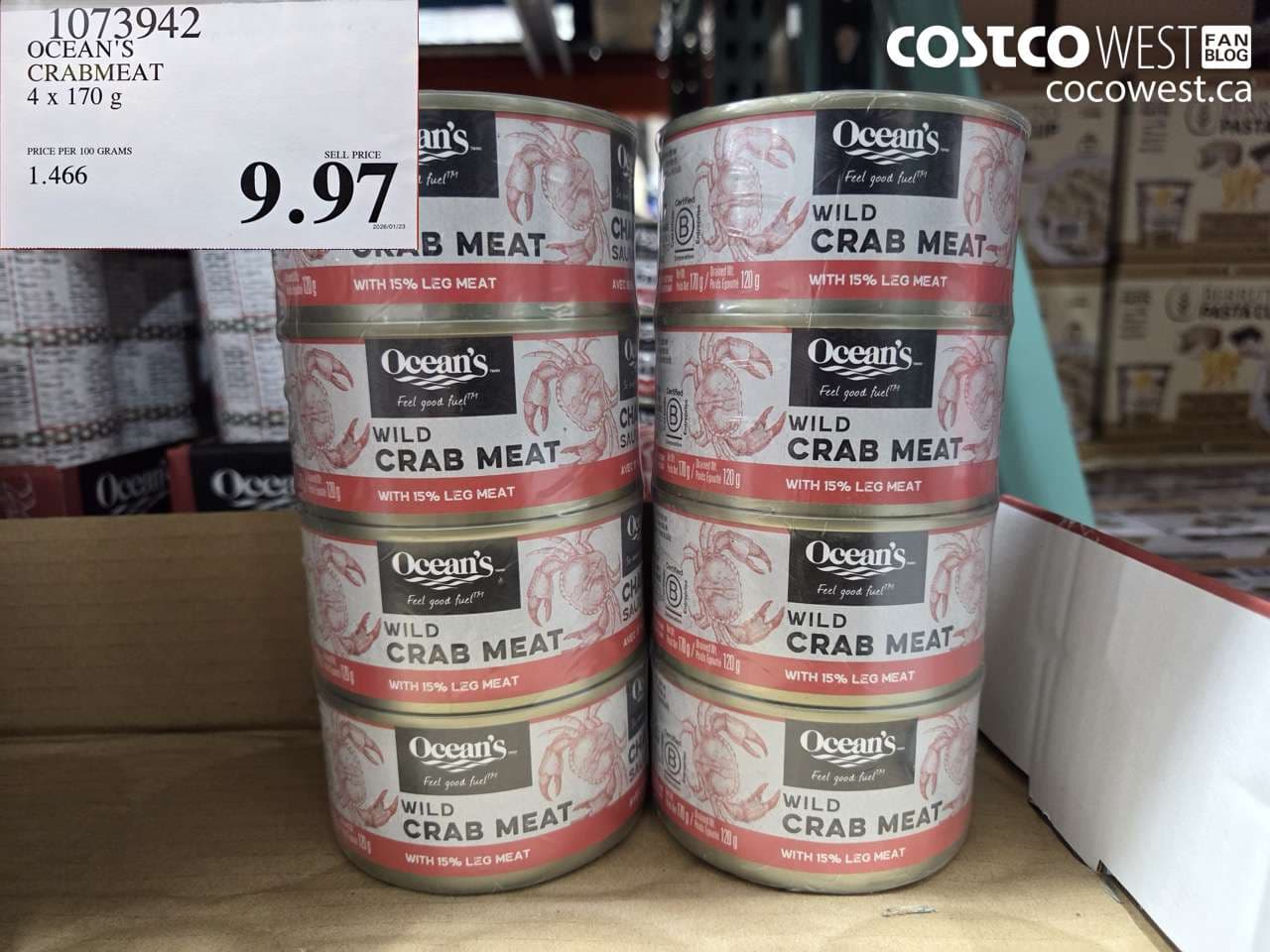 OCEAN’S CRABMEAT 4 X 170 G