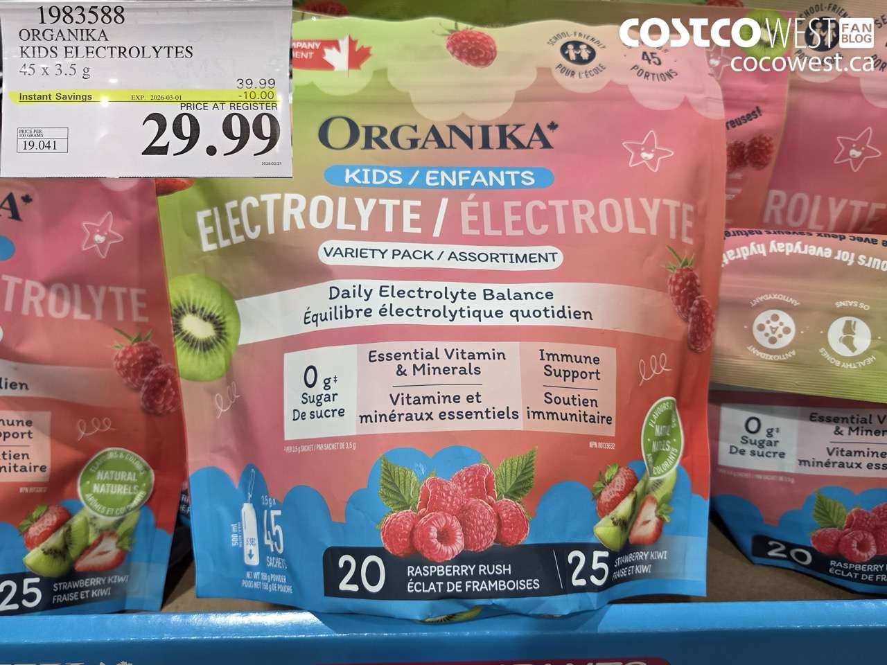 ORGANKA KIDS ELECTROLYTES 45 X 3.5 G