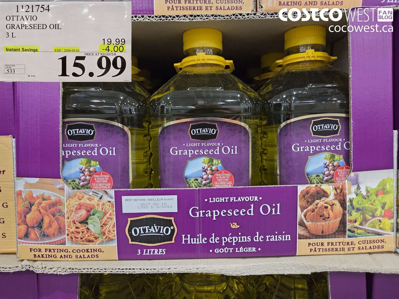 ottavio grapeseed oil 3 l