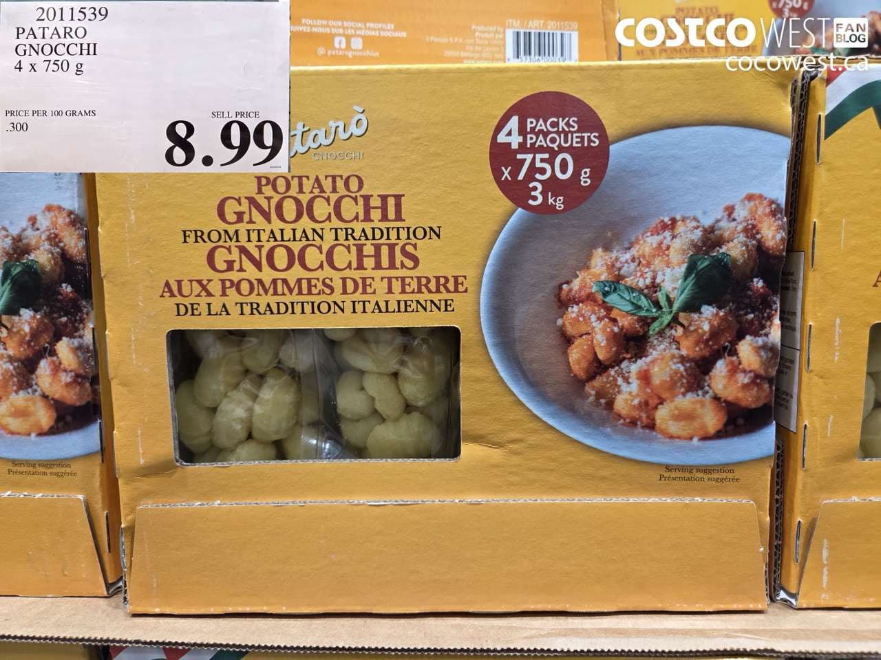 PATARO GNOCCHI 4 x 750 g