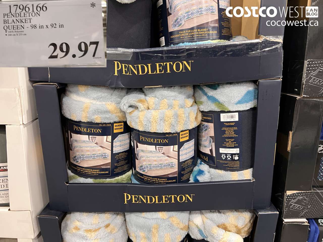 PENDLETON BLANKET QUEEN - 98 in x 92 in