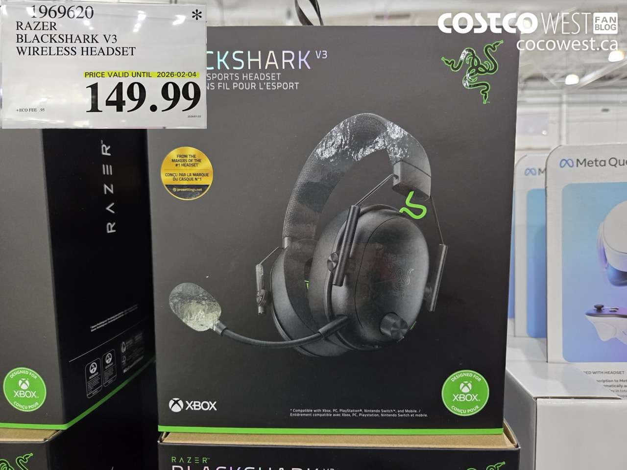 RAZER BLACKSHARK V3 WIRELESS HEADSET (EXPIRES ON 2026-02-04)