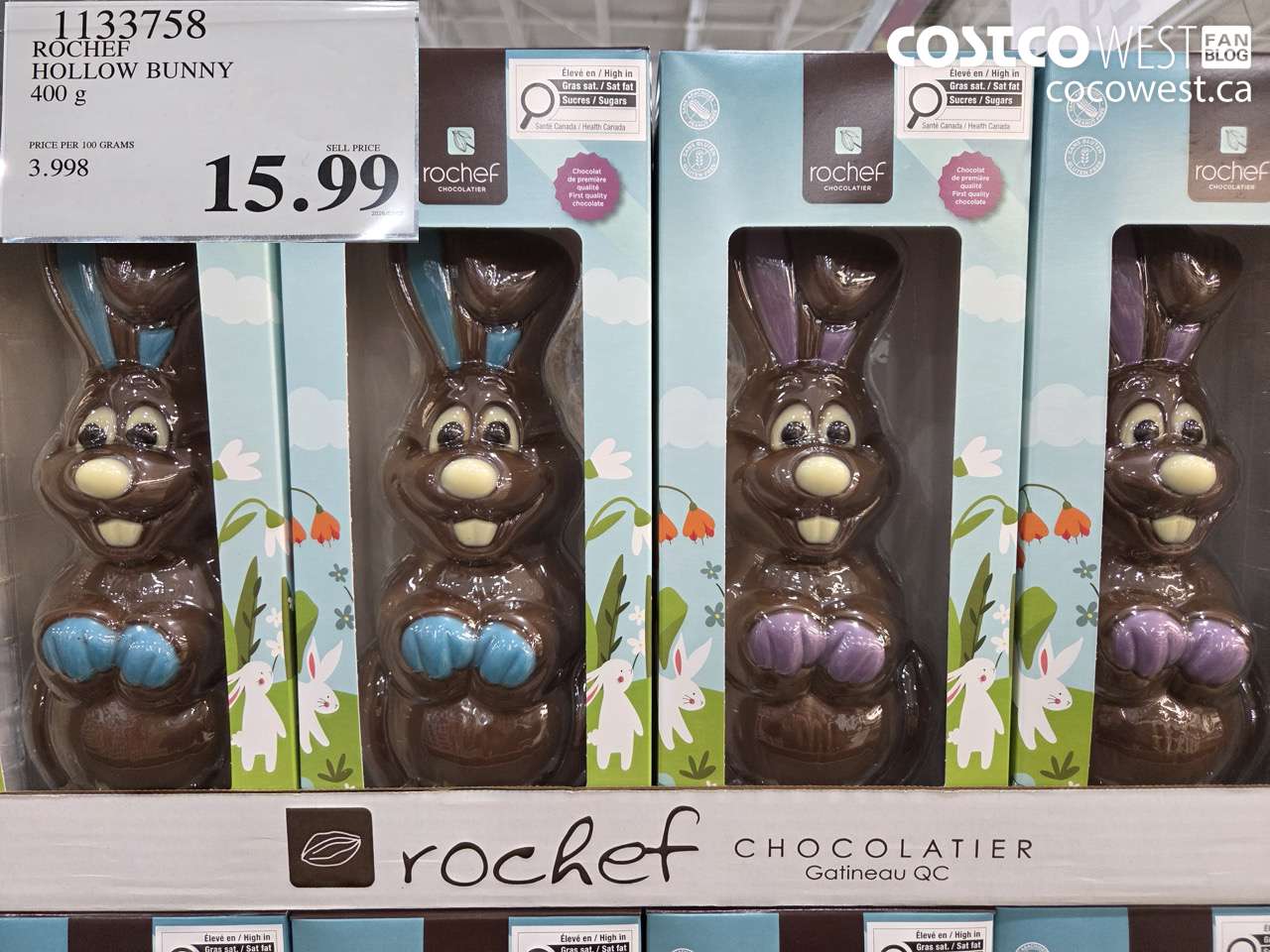 ROCHEF HOLLOW BUNNY 400G