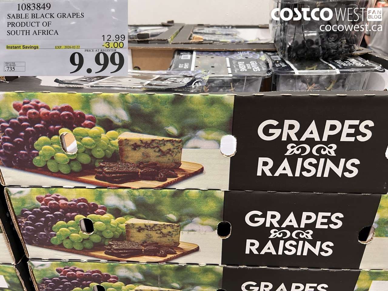 SABLE BLACK GRAPES PRODUCT OF SOUTH AFRICA