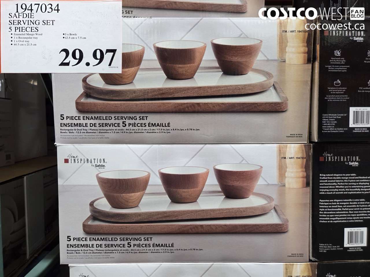 SAFDIE SERVING SET 5 PIECES