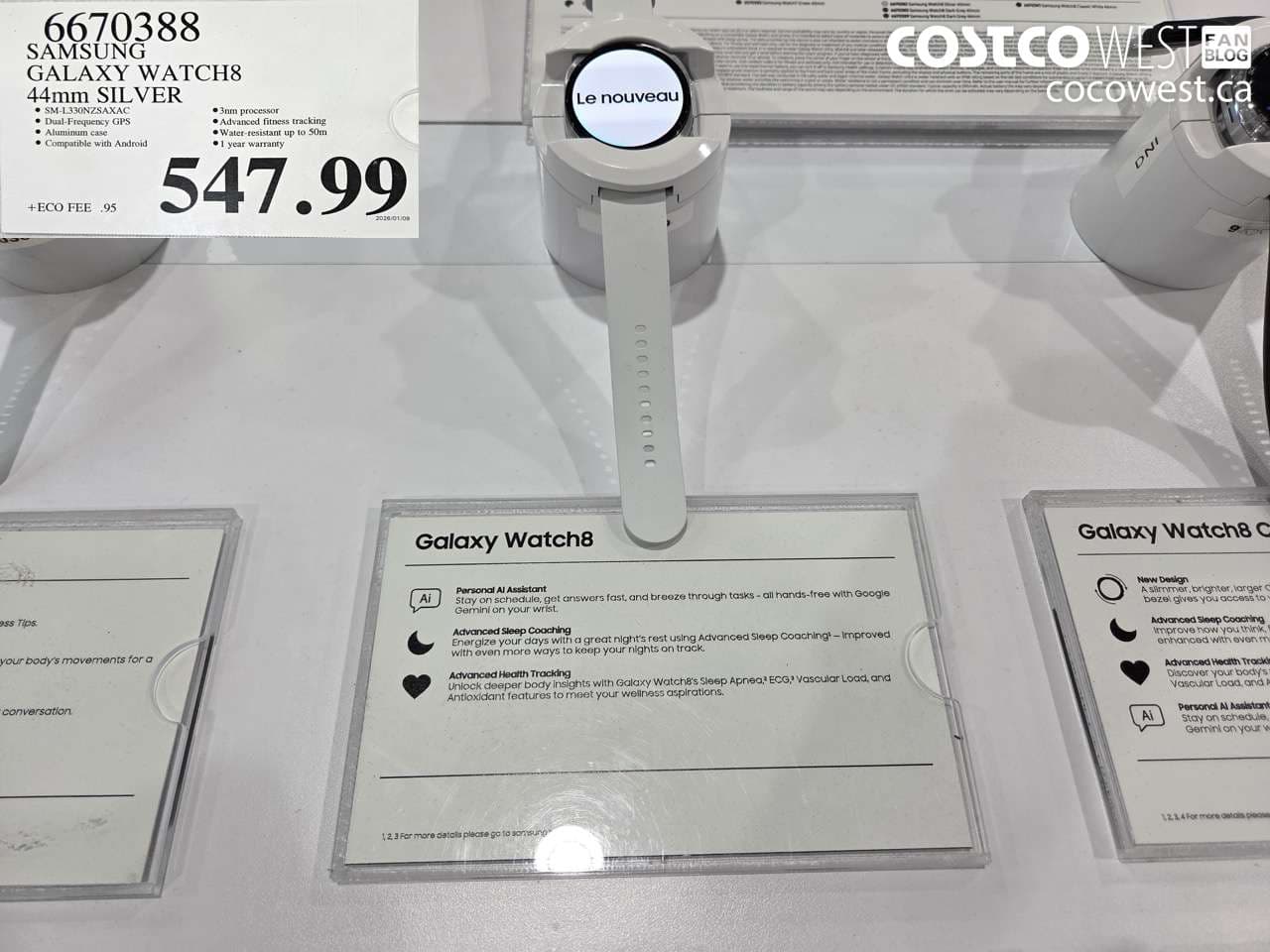 SAMSUNG GALAXY WATCH8 44MM SILVER