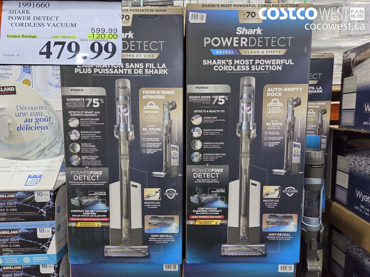 SHARK POWER DETECT CORDLESS VACUUM