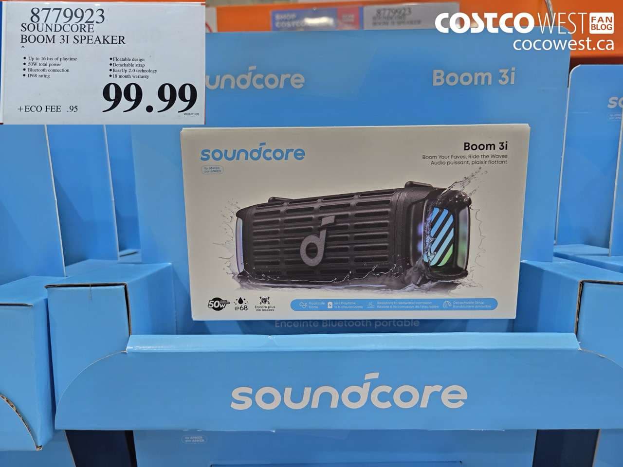 SOUNDCORE BOOM 3I SPEAKER