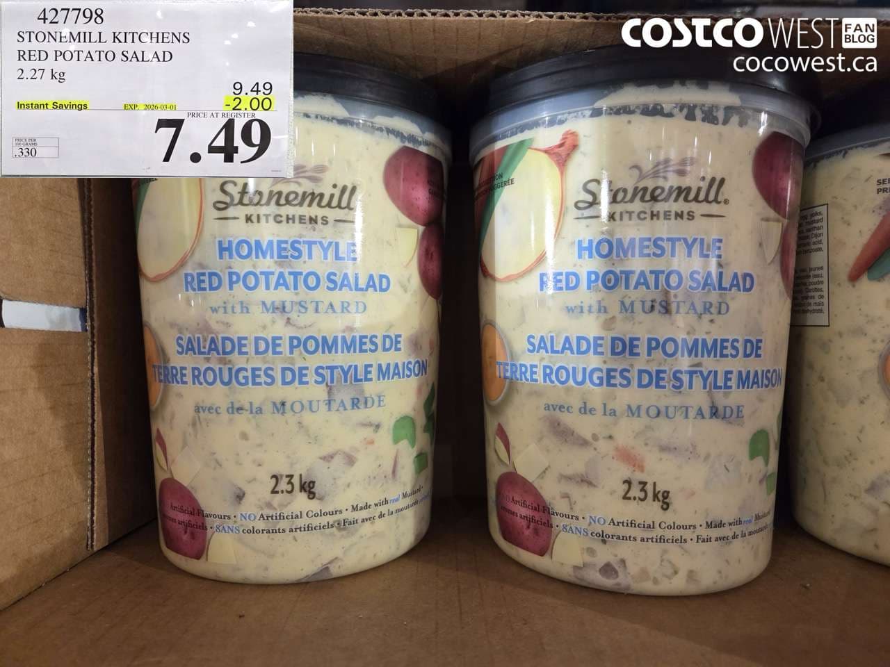 STONEMILL KITCHENS RED POTATO SALAD 2.27KG