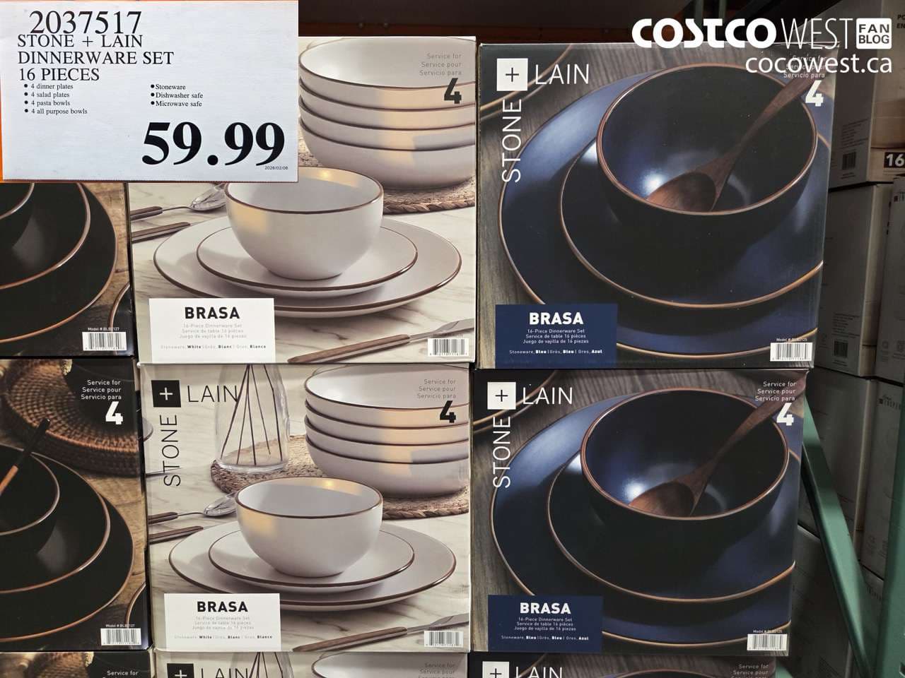 STONE + LAIN DINNERWARE SET 16 PIECES