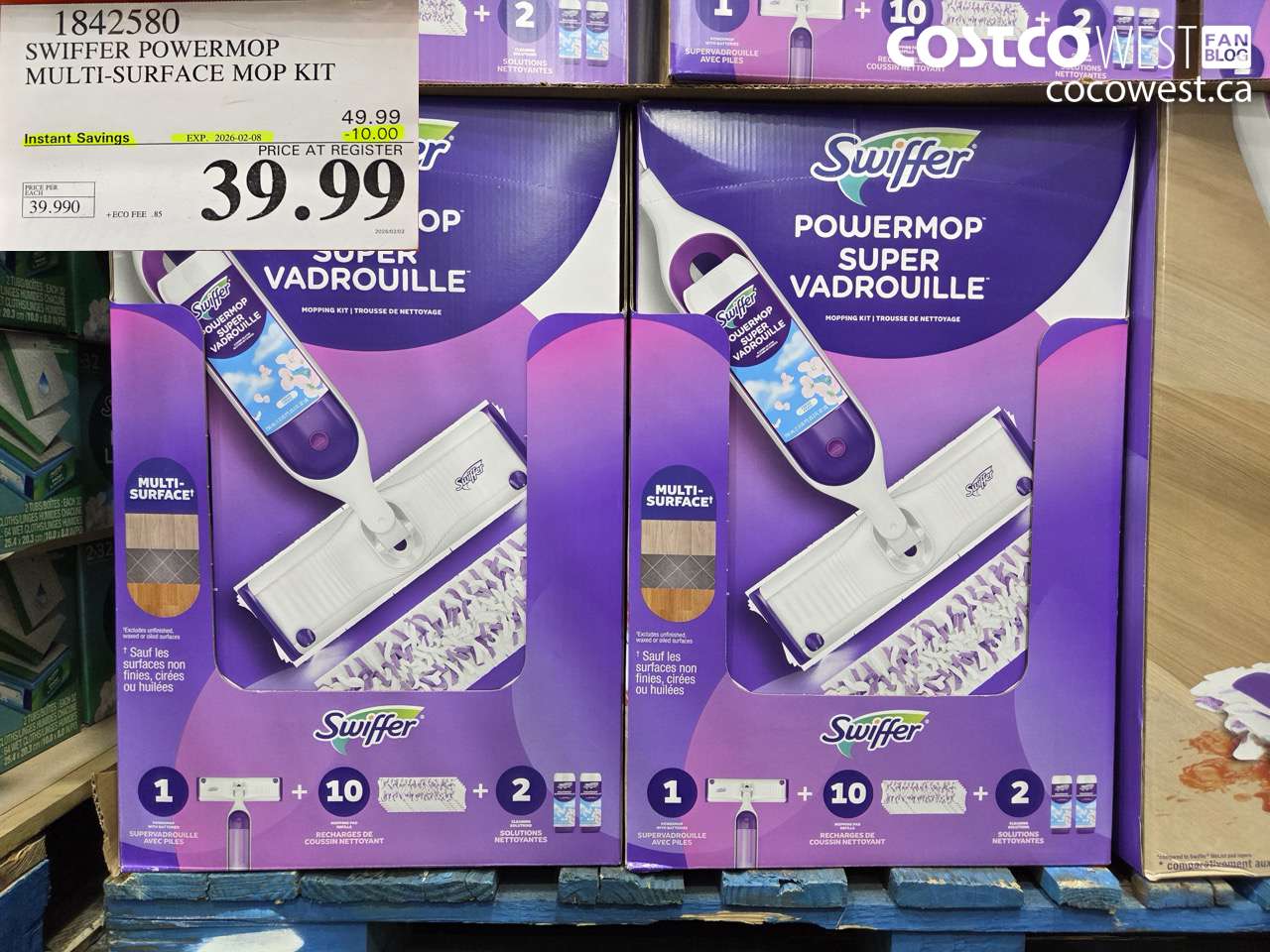 SWIFFER POWERMOP MULTI-SURFACE MOP KIT