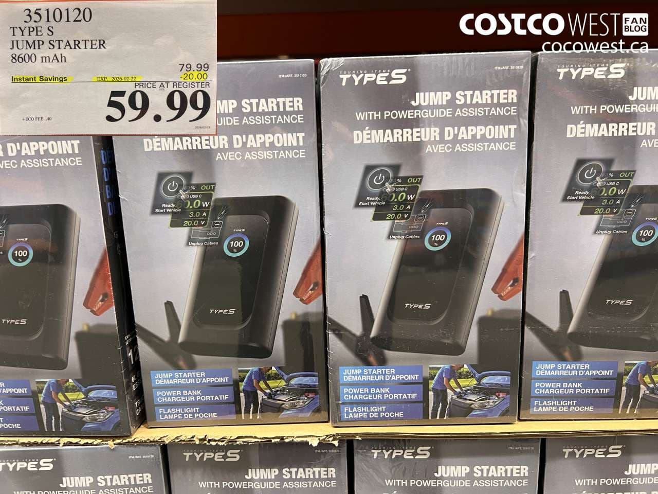 TYPE S JUMP STARTER 8600 mAh