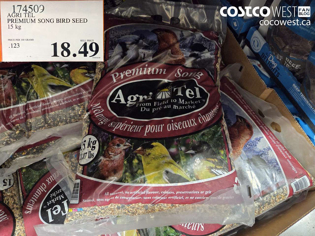 AGRI TEL PREMIUM SONG BIRD SEED 15 KG