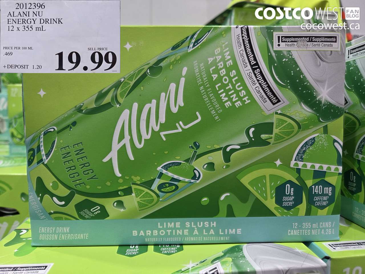 ALANI NU ENERGY DRINK 12 X 355 ML