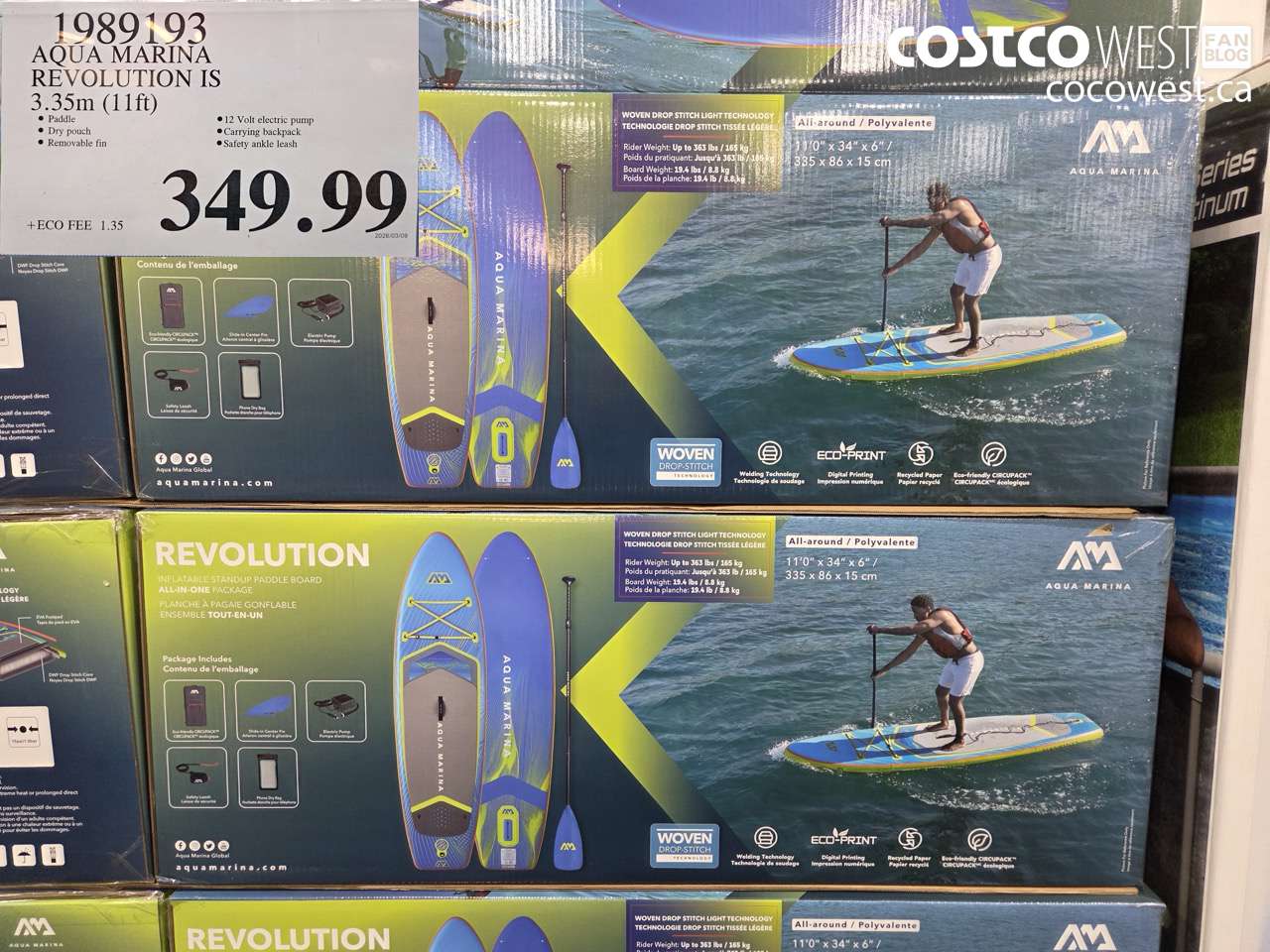 AQUA MARINA REVOLUTION IS 3.35M (11FT)