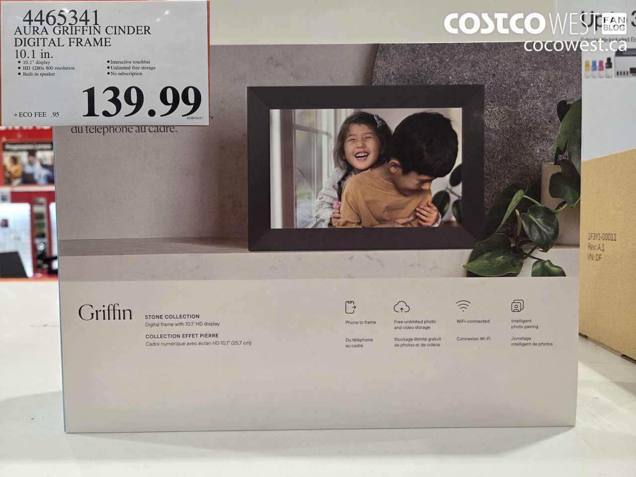 AURA GRIFFIN CINDER DIGITAL FRAME 10.1 IN.