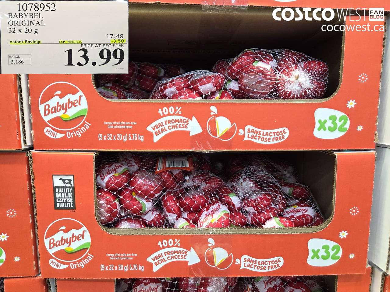 BABYBEL ORIGINAL 32 X 20 G