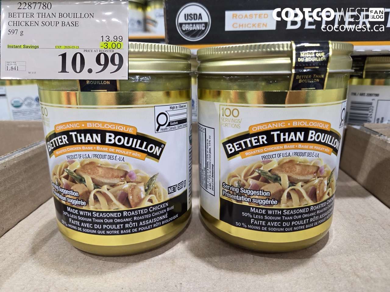 BETTER THAN BOUILLON CHICKEN SOUP BASE 597 G