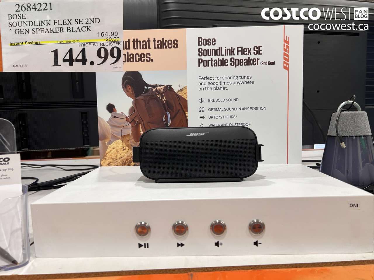 BOSE SOUNDLINK FLEX SE 2ND GEN SPEAKER BLACK