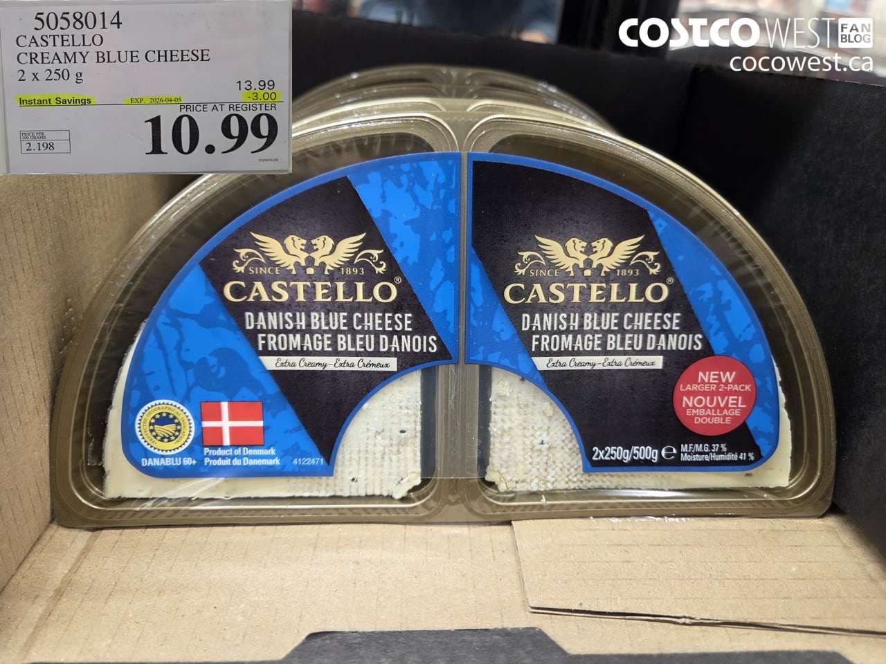 CASTELLO CREAMY BLUE CHEESE 2 X 250 G