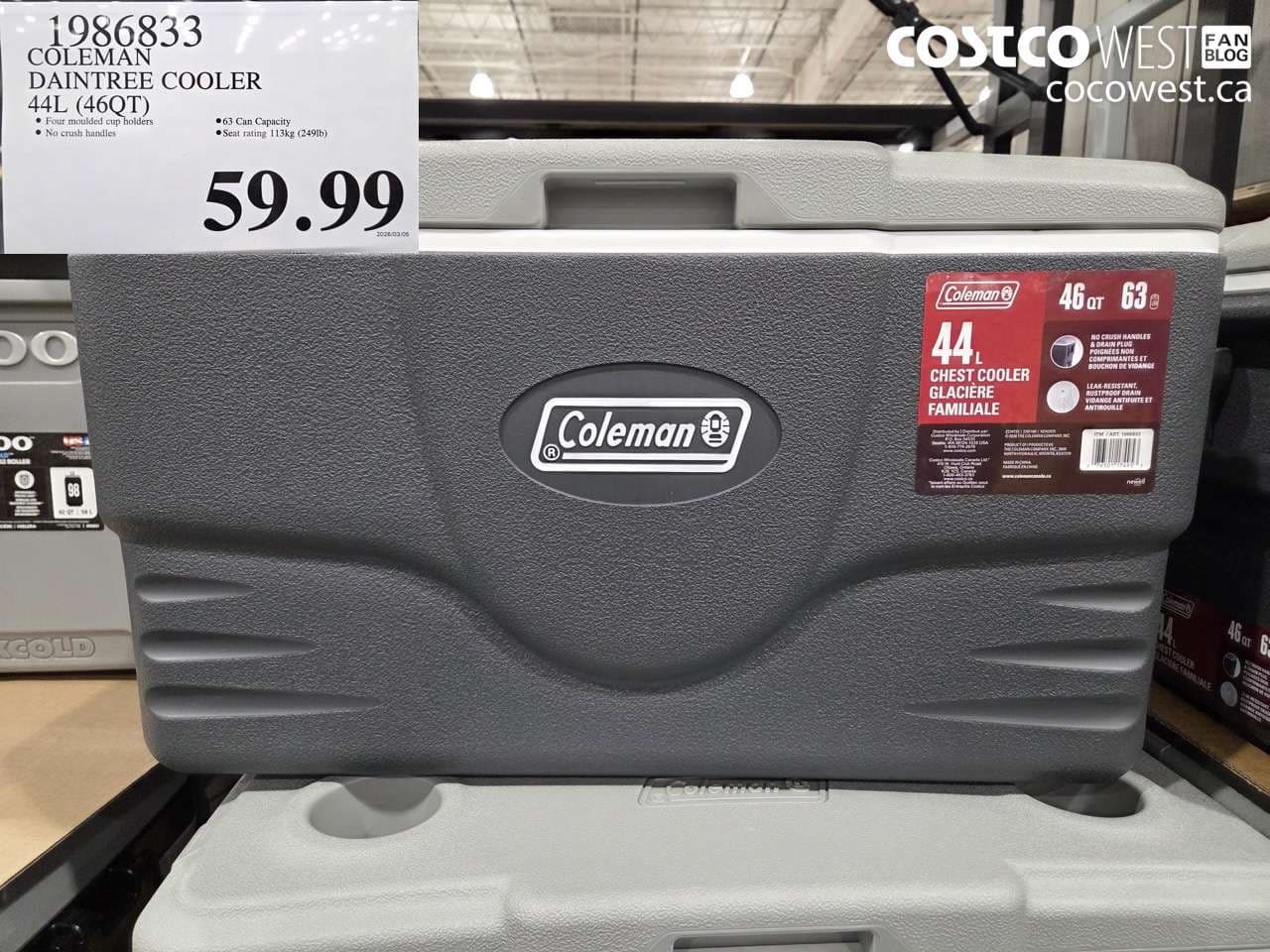 COLEMAN DAINTREE COOLER 44L (46QT)