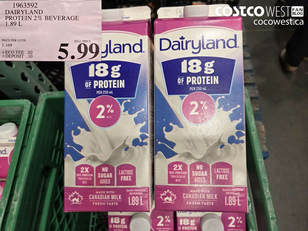 DAIRYLAND PROTEIN 2% BEVERAGE 1.89 L