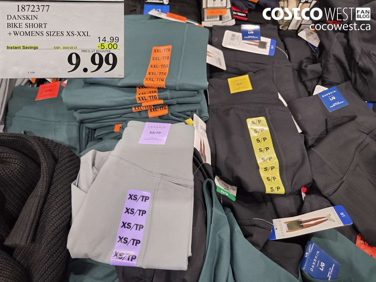 DANSKIN BIKE SHORT + WOMENS SIZES XS-XXL